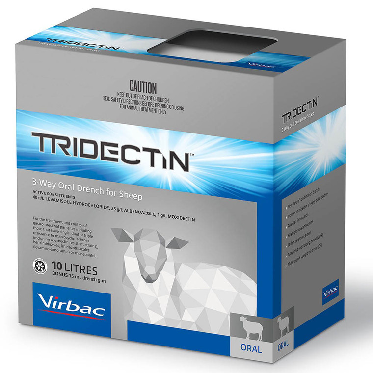 Tridectin Oral 3-Way Oral Sheep Drench 10L