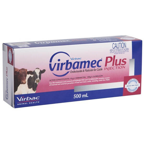 Virbamec Plus Flukicide Injection - 500ml