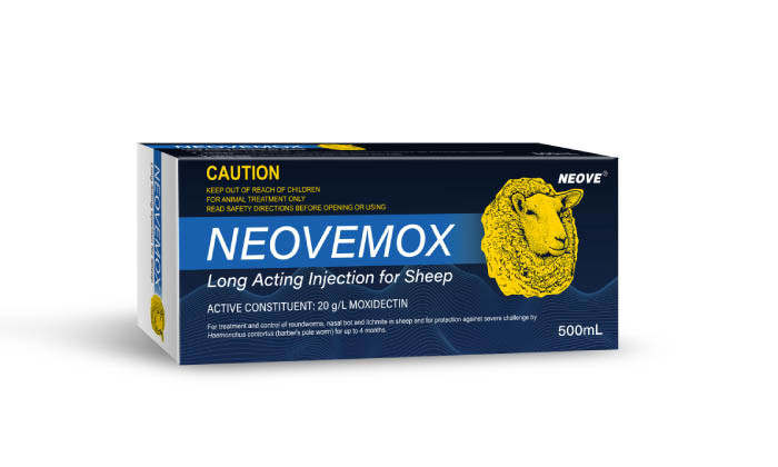 Neovemox (Moxidectin) Long Acting Injection For Sheep - 500ml