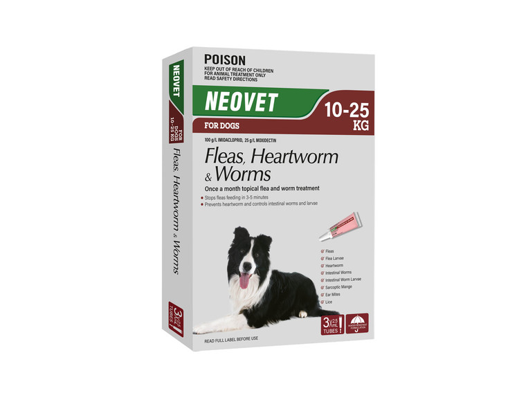 Neovet For Dogs (10 - 25kg) - 3 Pack
