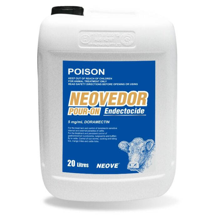 Neovedor (Doromectin) Pour-on Endectocide - 20L