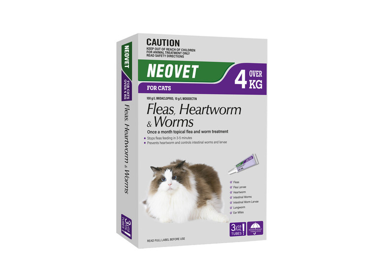 Neovet For Cats (Over 4kg) - 3 Pack