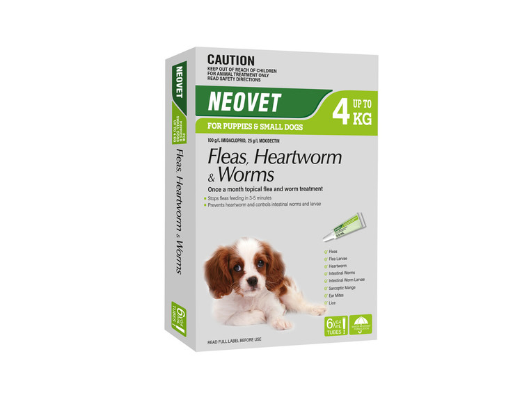 Neovet For Puppies & Small Dogs (Up to 4kg) - 6 Pack