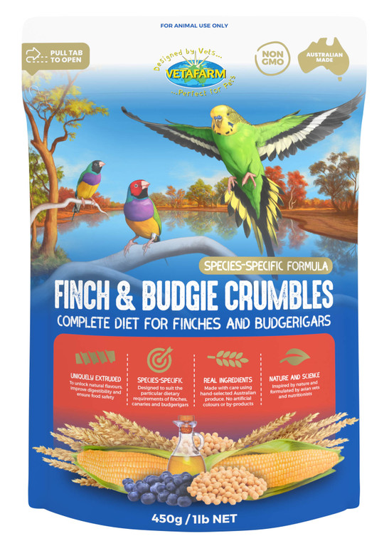 Finch & Budgie Crumbles - 450g