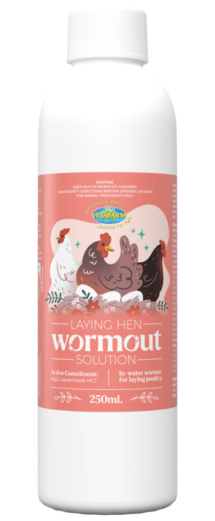 Laying Hen Wormout Solution - 250mL