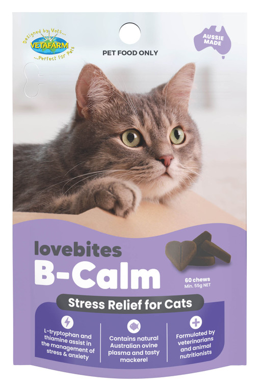 Lovebites Cat B-Calm Chews - 60's