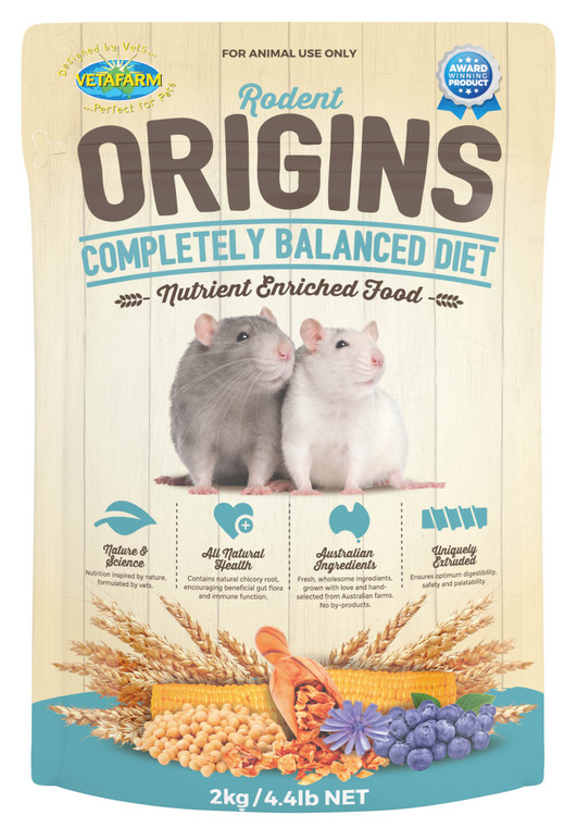 Origins Rodent Diet - 2Kg