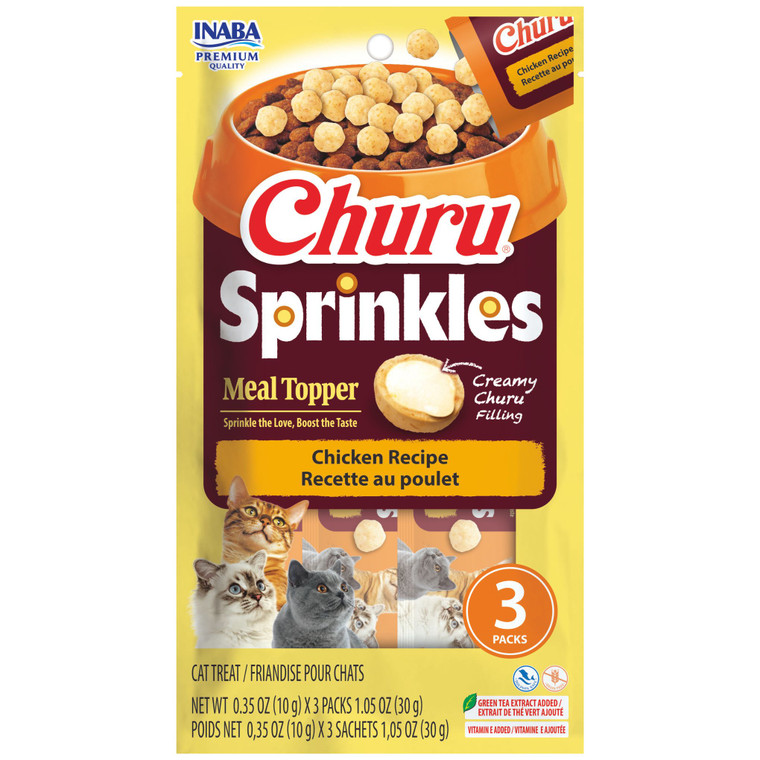 INABA Churu Sprinkles Chicken 30g (10g X 3 Tubes)