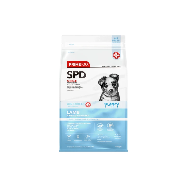 SPD™ Lamb Apple & Blueberry Puppy Air Dried - 120g