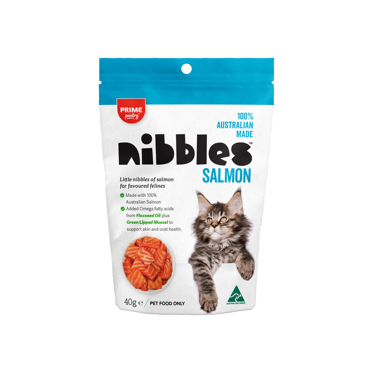 Nibbles Salmon Cat Treats - 40g