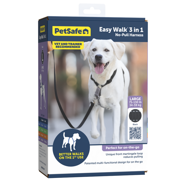 PetSafe® 3 in 1 Harness, Large, Black