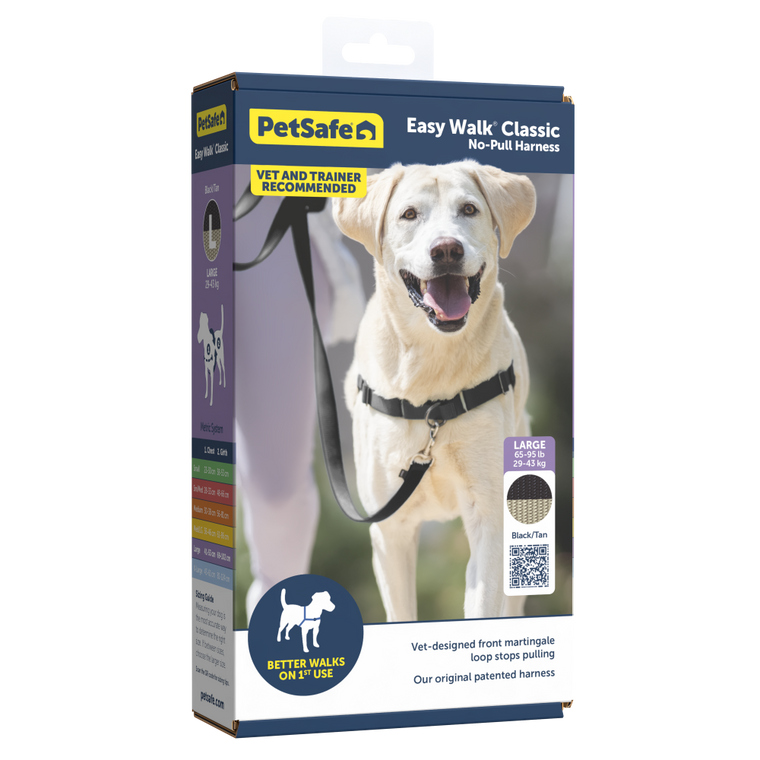 PetSafe® Easy Walk® Harness, No Pull Dog Harness, Large, Black