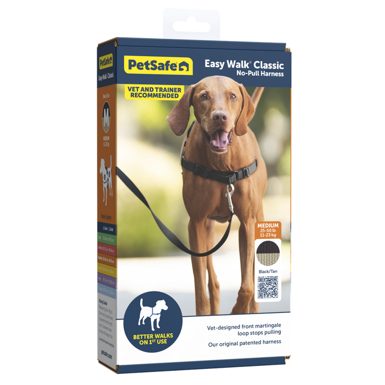PetSafe® Easy Walk® Harness, No Pull Dog Harness, Medium, Black