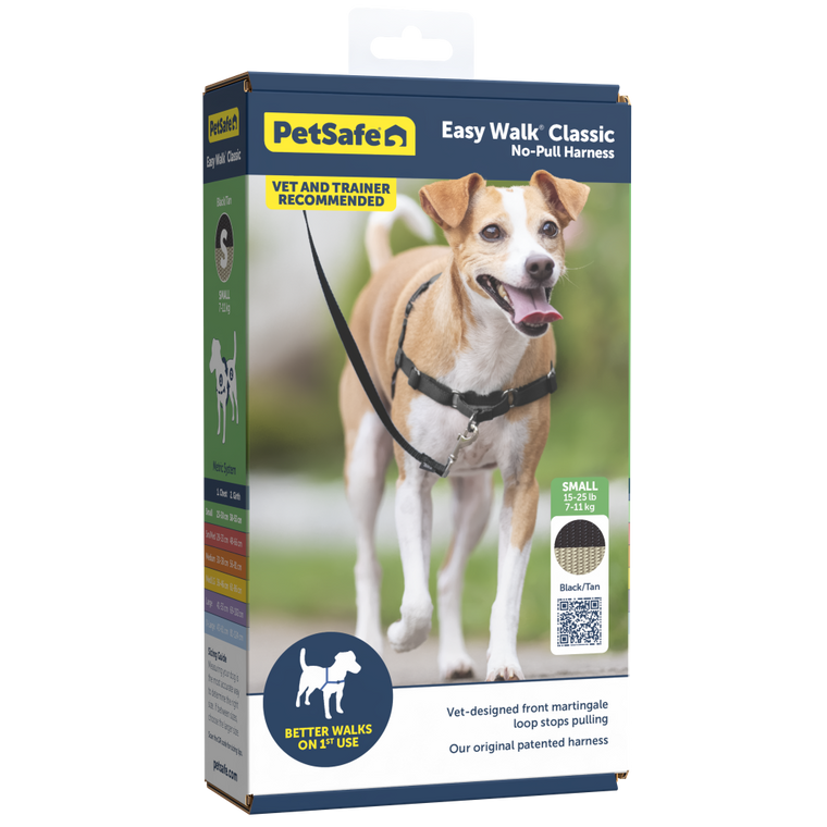 PetSafe® Easy Walk® Harness, No Pull Dog Harness, Small, Black