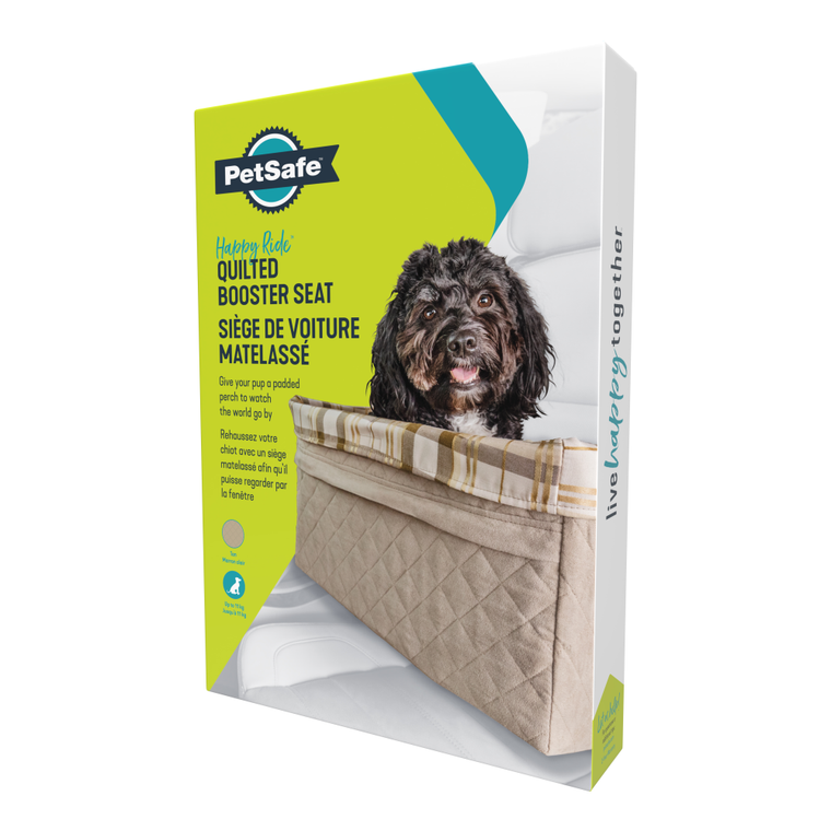 PetSafe® Happy Ride™ Quilted Booster Seat, Up to 11 kg