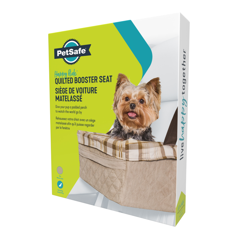 PetSafe® Happy Ride™ Quilted Booster Seat, Up to 8 kg