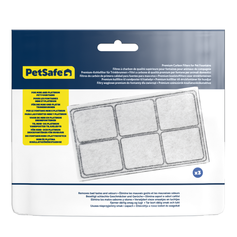 PetSafe® Drinkwell® Premium Replacement Charcoal Filters, 3-Pack