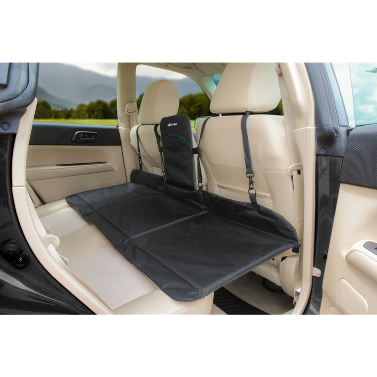 Kurgo Rover Backseat Bridge, Reversible Charcoal/Black