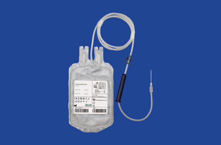 Single Blood Collection Bag (250ml) Pre-Filled With 35ml Of CPDA-1