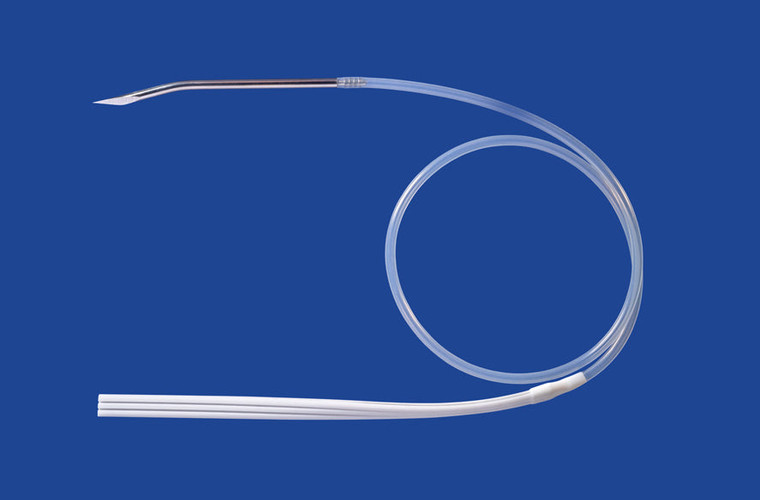 Blake Surgical Drains with Trocar - 8 mm Drain with 16 Fr (5.3 mm) Trocar