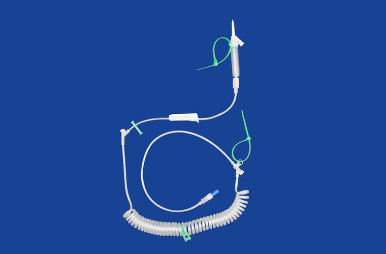 Equine Coil IV Administration Sets (Giving Sets) and Extension Set - Foal Coil Administration Set