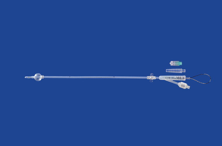 Foley Catheter With Wire Stylet - 12Fr X 55cm (21in) With 10ml Balloon