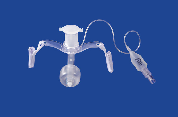Small Animal Tracheostomy Tubes - 6.0mm ID × 53mm Length; Cuffed with Obturator