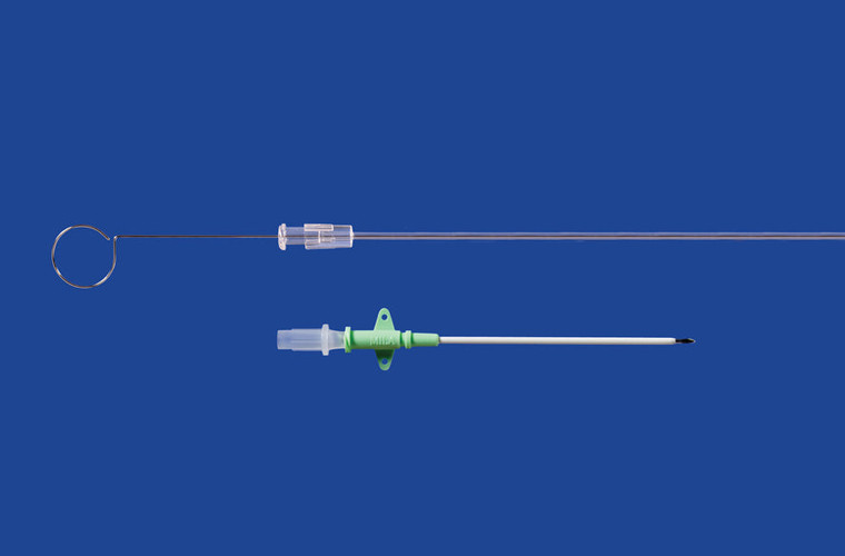 Transtracheal Wash Catheter - Large Sized Dog - 16Ga X 70cm (28in) Flushing Catheter With 14Ga Introducer