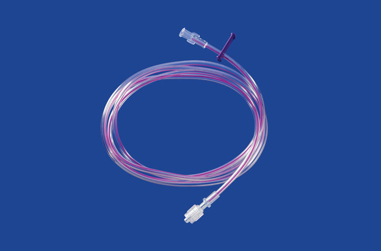 Feeding Tube Extension With Female Luer And Rotating Male Luer Lock - Large Bore - 13Ga X 152cm (60in), Priming Volume = 9.4ml