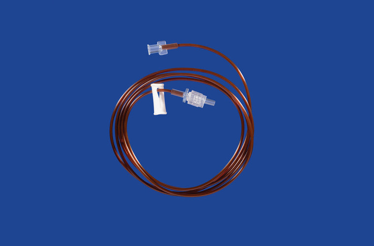 UV-Blocking Extension With Female Luer And Rotating Male Luer Lock - Mini Bore - 23Ga X 25cm (10in), Priming Volume = 0.2ml