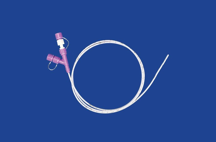 Enfit™ Nasogastric Feeding Tube Plus With Flushing Stylet - 12Fr X 108cm (43in) - Weighted - With Enfit™ Hub Connection