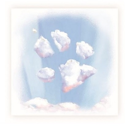 Sarah Brown Sympathy Card - Cloud Paws - PACK OF 10