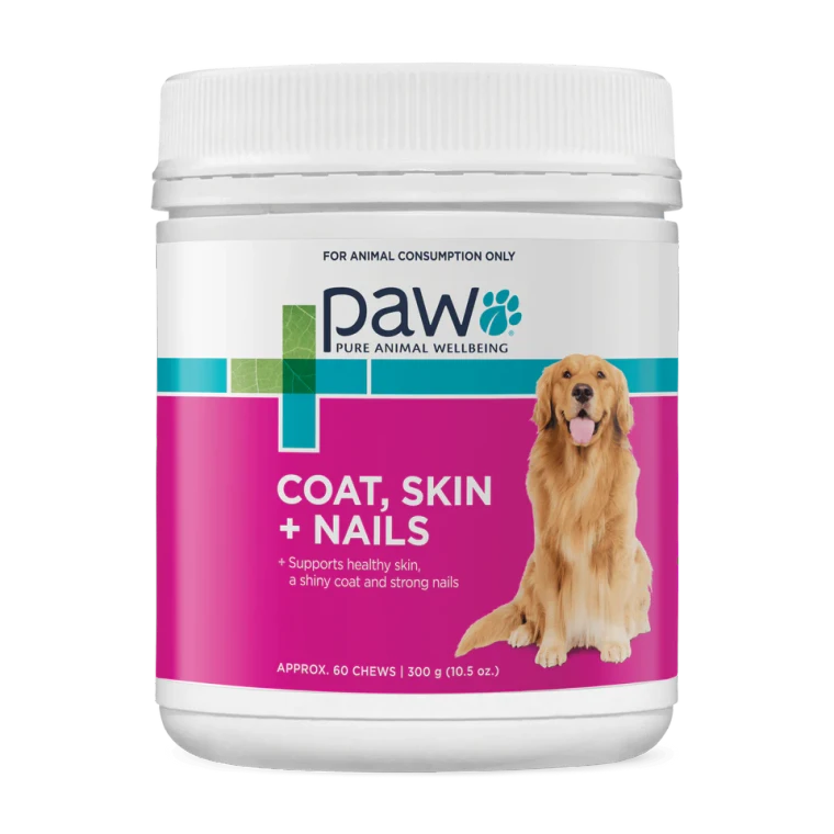 PAW Coat Skin Nails Chews - 60 Chews