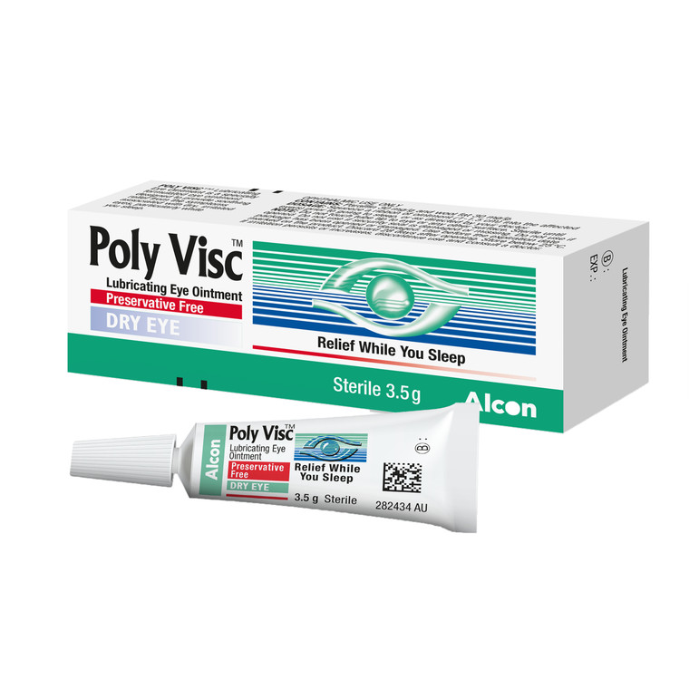 Poly Visc Eye Ointment 1g/g - 3.5g Tube