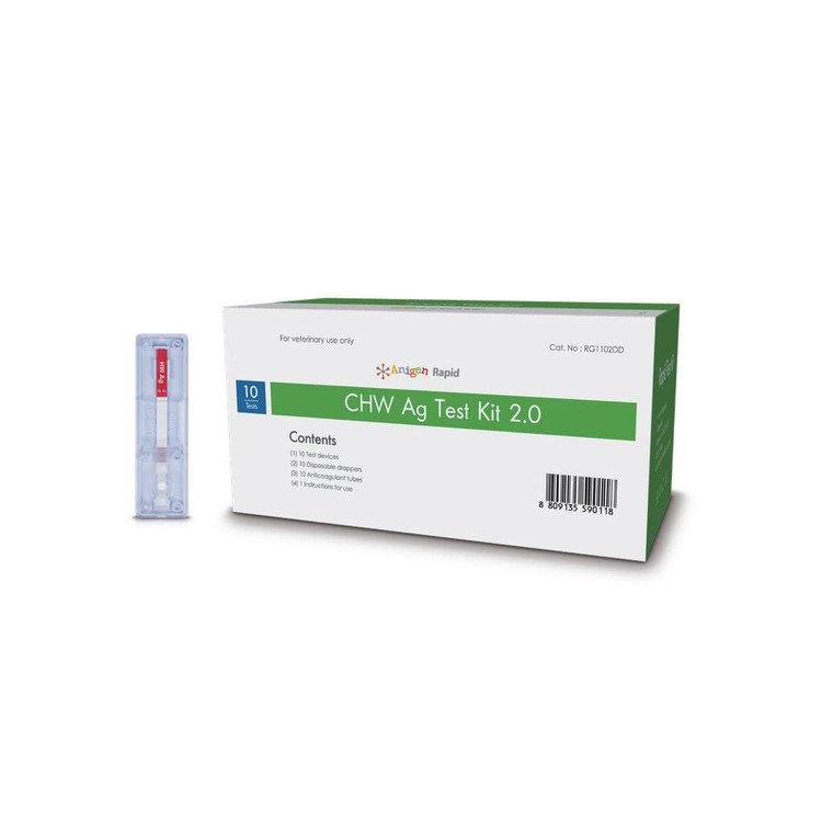Anigen Rapid Canine HW Ag Test 2.0 (10 Tests)