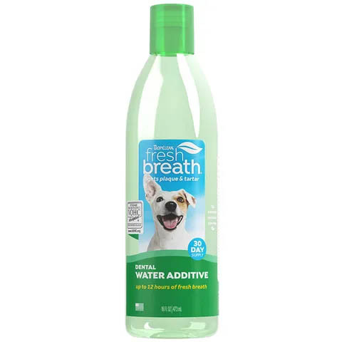 TropiClean Fresh Breath Dental Water Additive Dogs - 473ml