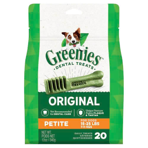Greenies Original Petite Dental Dog Treats 340g (20 Treats)