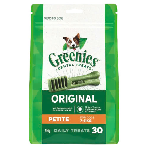Greenies Original Petite Dental Dog Treats 510g (30 Treats) 