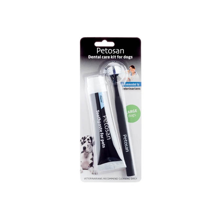 Petosan Dental Toothpaste/Brush Kit - Large Dogs