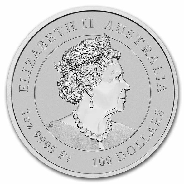 2023 1 oz Australia Platinum Lunar Rabbit BU - Series III