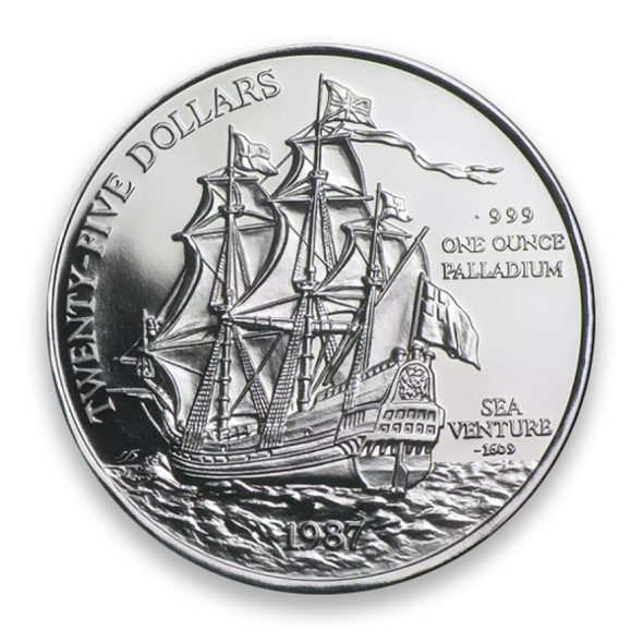 1 oz Palladium Bermuda Sea Venture