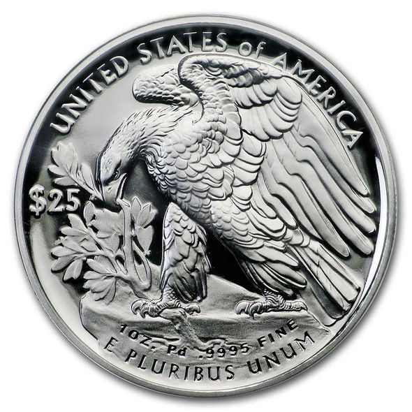 2018-W 1 oz Proof Palladium Eagle (w/ Box & COA)