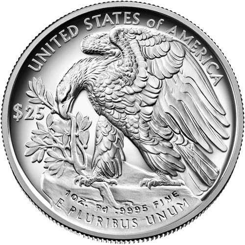 2021-W 1 oz Proof Palladium Eagle (w/ Box & COA)