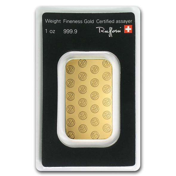 1 oz Gold Bar - Argor-Heraeus (Carded)