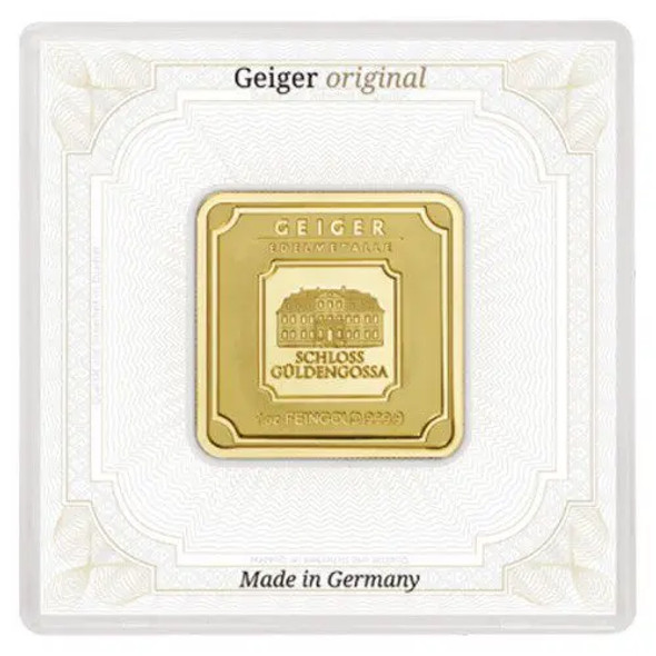 1 oz Gold Bar - Geiger (In Assay)