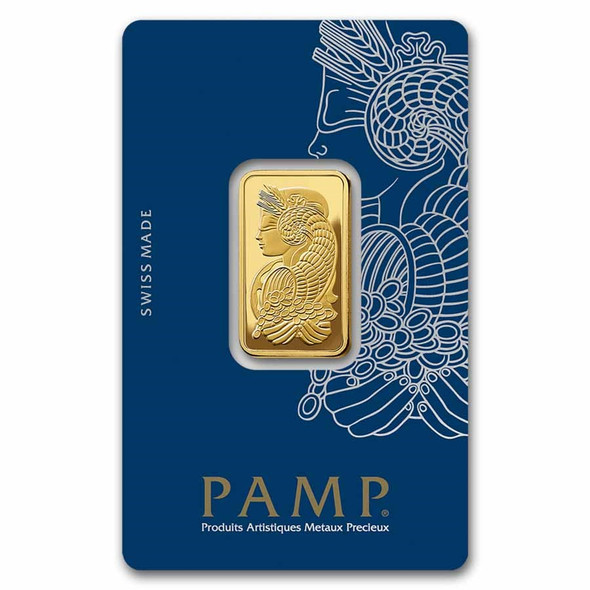 1/2 oz Gold Bar - PAMP Fortuna (Carded)