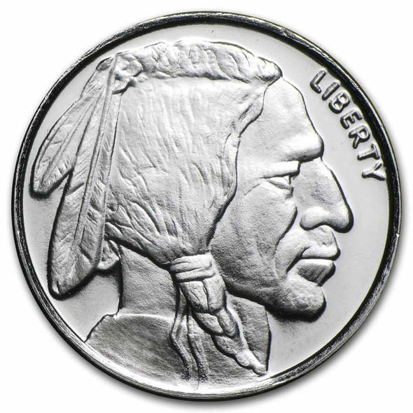 2 oz Silver Round - Buffalo Design