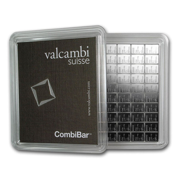 100 x 1 gram Silver Valcambi CombiBar (In Assay)