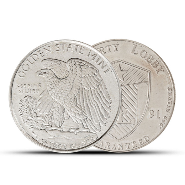 1/2 oz Silver Round - Brand Varies