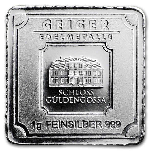 25 x 1 gram Silver Geiger Multicard Bar (In Assay)